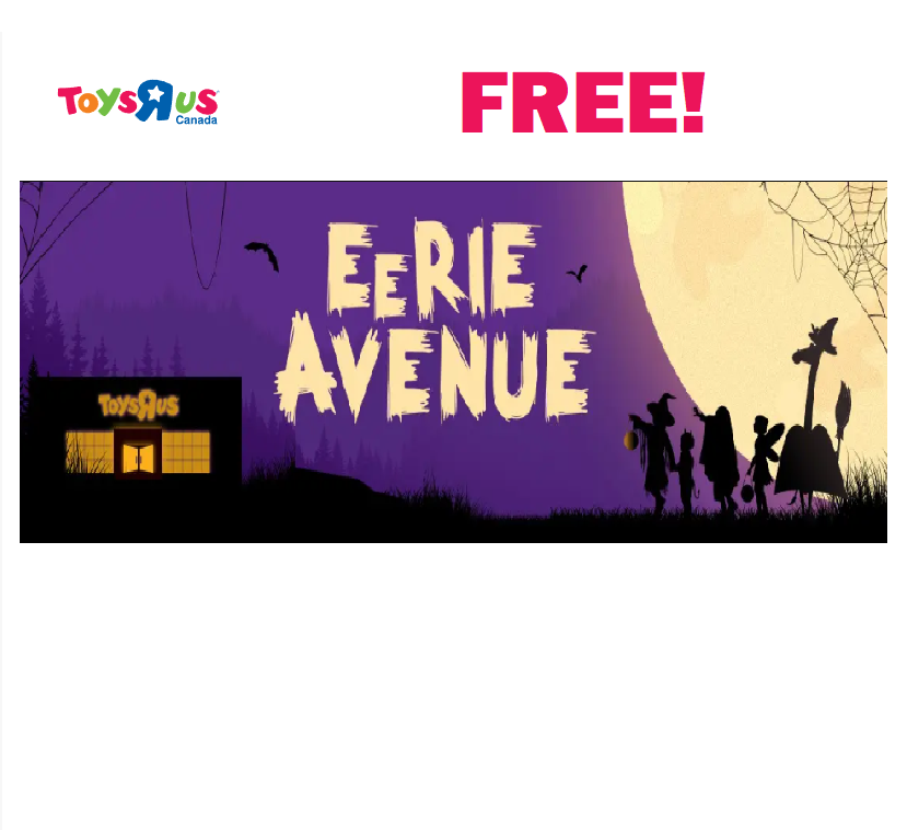 Image FREE Toys R Us October Events