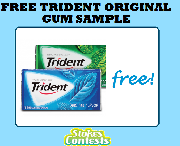 Image FREE Trident Original Gum Sample