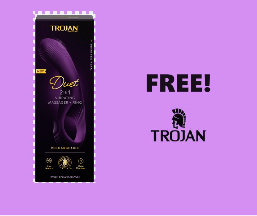 Image FREE Trojan Duet 2-in-1 Vibrating Massager + Ring