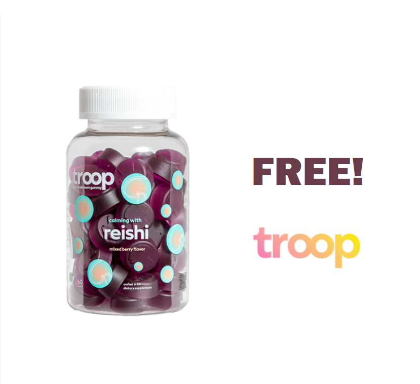 Image FREE Troop Reishi Daily Mushroom Gummy & MORE!