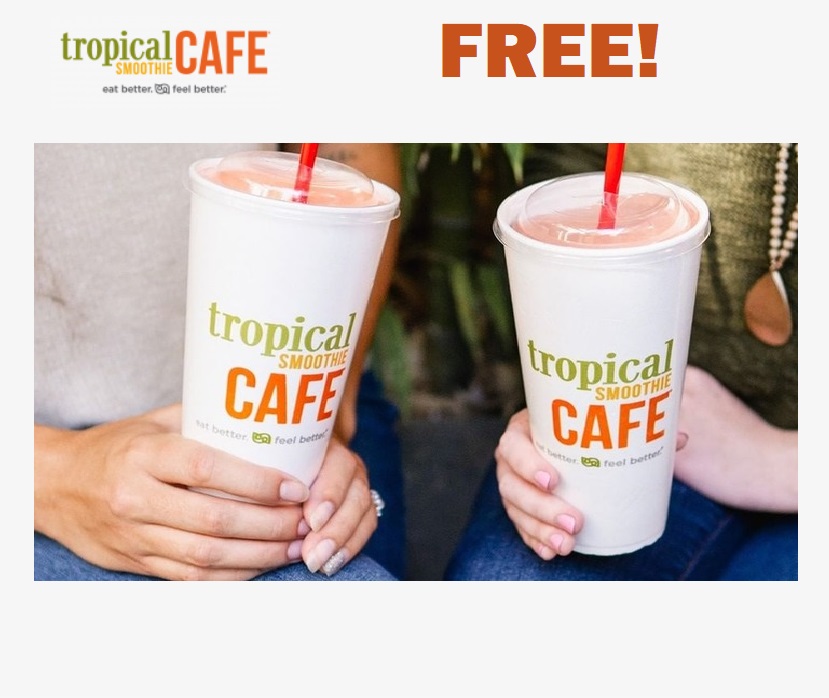 Image FREE Smoothies with Purchase at Tropical Smoothie Café 