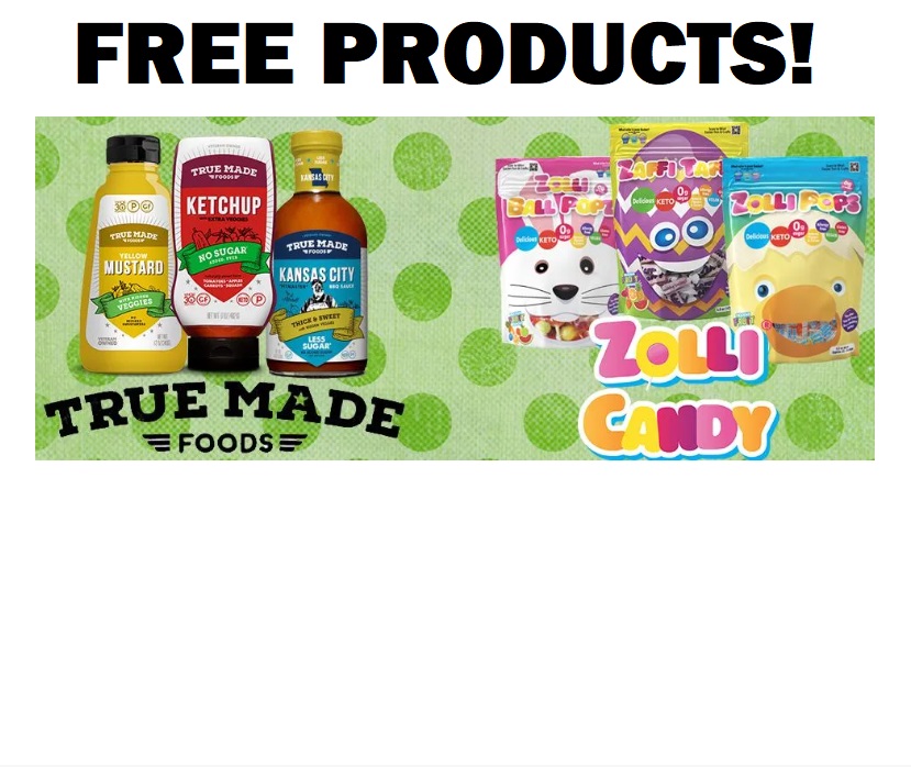 Image FREE True Made Foods Ketchup, Mustard & BBQ Sauce, Zolli Pops, Zaffy Taffy & MORE!