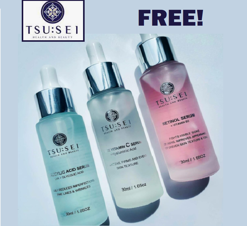 Image FREE Tsu Sei Cosmetics Serums & Gel Cream Sets