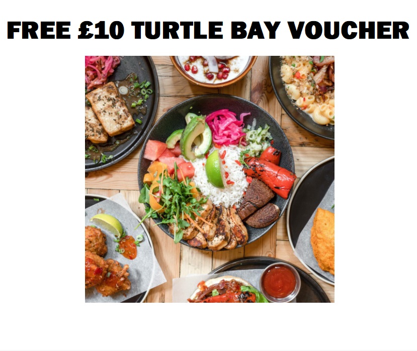 Image FREE £10 Turtle Bay Voucher