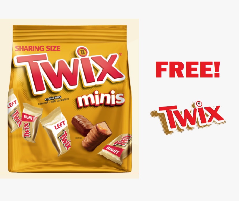 Image FREE Twix Caramel Minis