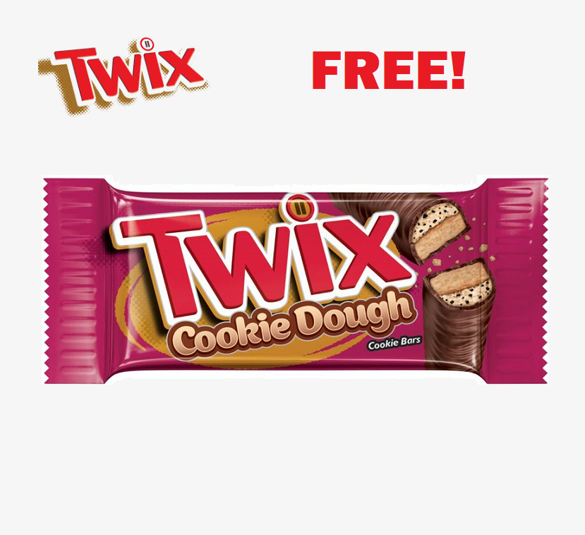 Image FREE TWIX Cookie Dough Candy Bar