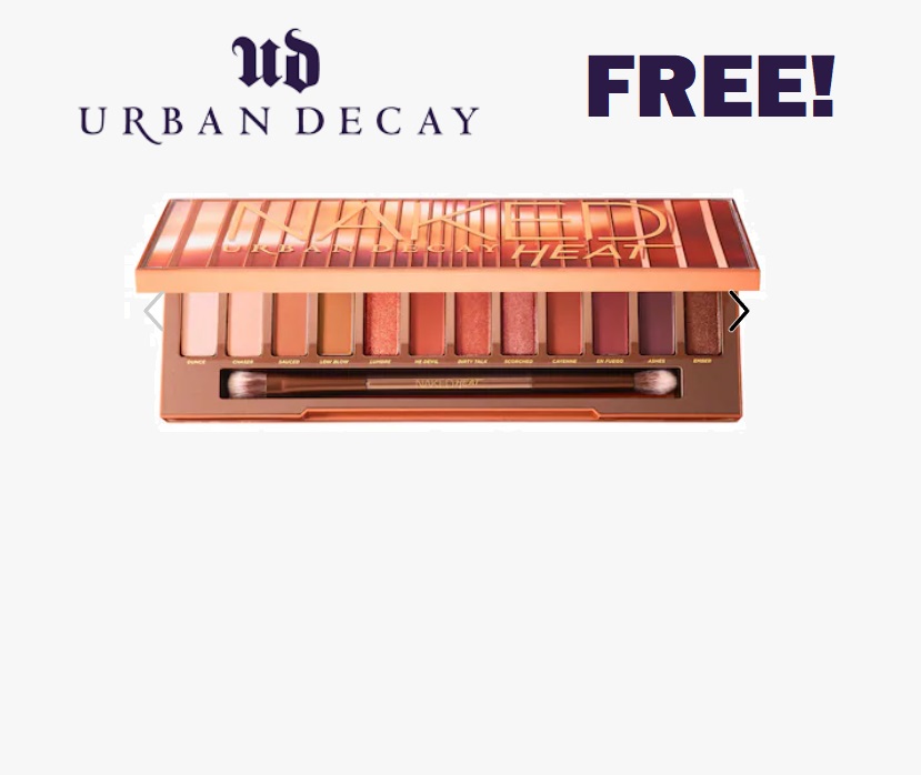 Image FREE Urban Decay Naked Petite Heat Eyeshadow Palette