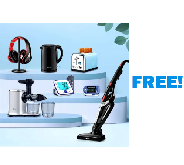 Image FREE Stick Vacuum, Juicer Machine, Toaster & MORE!