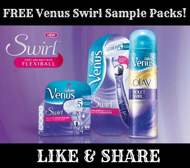 Image FREE Gillette Venus Swirl Sample Packs Campaign