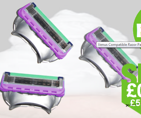 Image FREE Venus Compatible Razor Cartridges