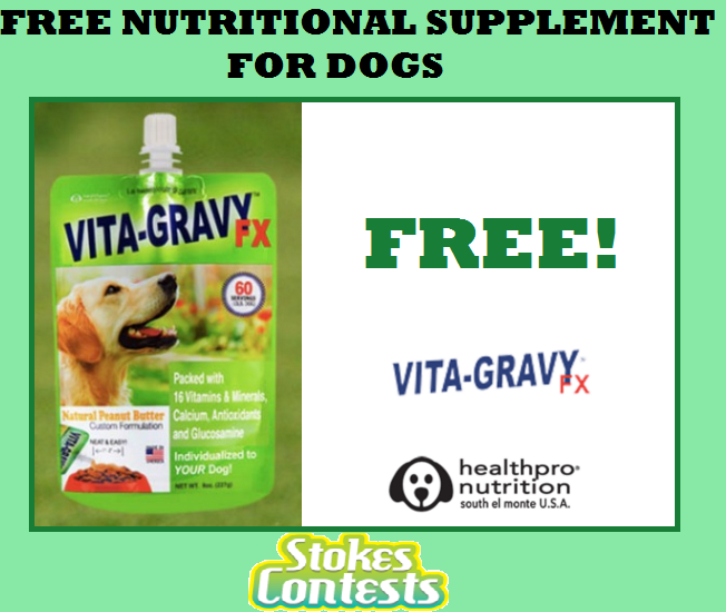 Image FREE Pouch of VitaGravy FX for Dogs