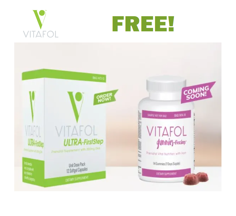 Image FREE VITAFOL Ultra FirstStep & VITAFOL Gummies FirstStep Prenatal Vitamins
