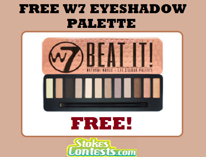 Image FREE W7 Eyeshadow Palette