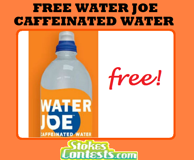 Image FREE Bottle of Water Joe Caffeinated Water TODAY ONLY!