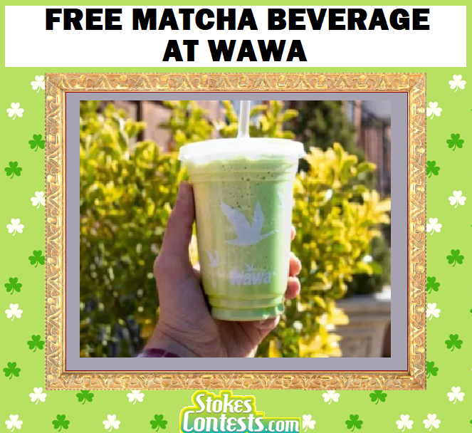 Image FREE Matcha Beverage at Wawa