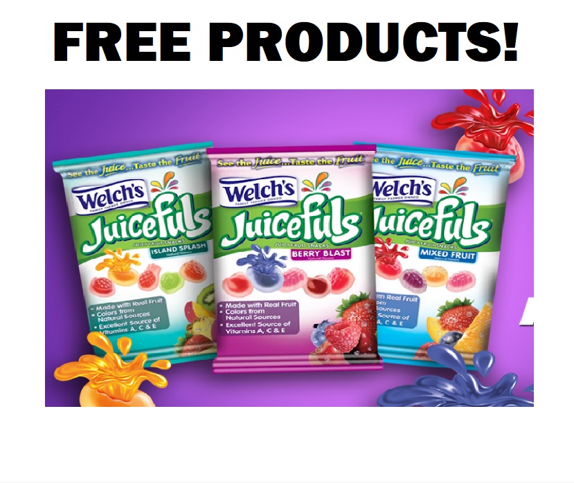 Image FREE $10 Worth of Welch's Juicefuls Juicy Fruit Snacks