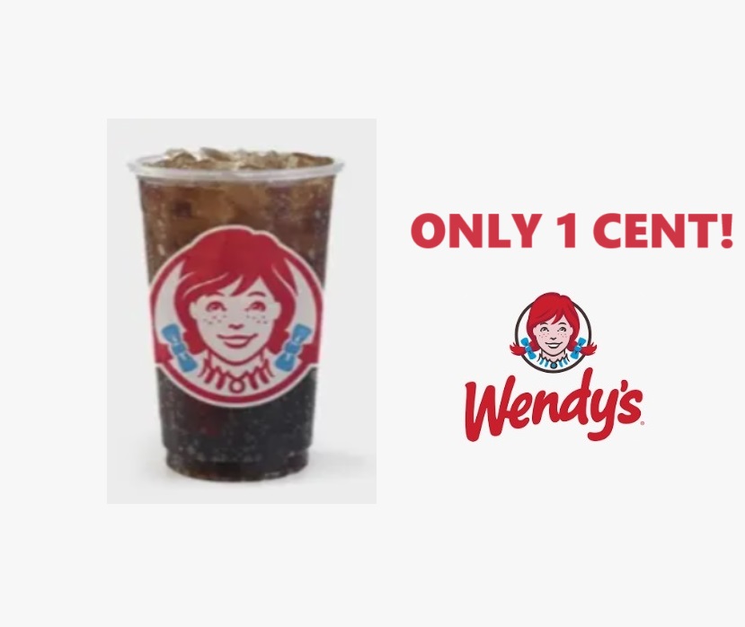 Image Small Soft Drinks for ONLY 1 CENT at Wendy’s