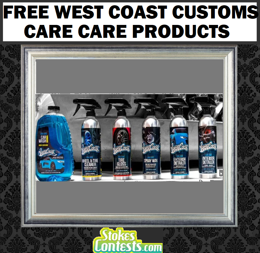 Image FREE West Coast Customs Car Care Product