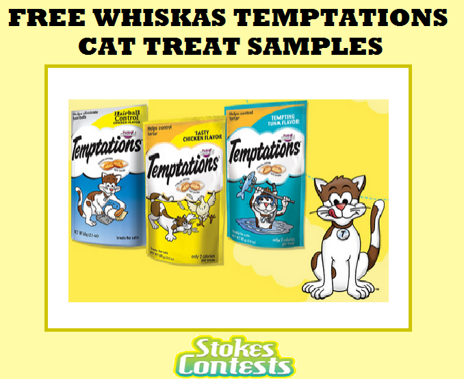 Image FREE Whiskas TEMPTATIONS Cat Treats Sample