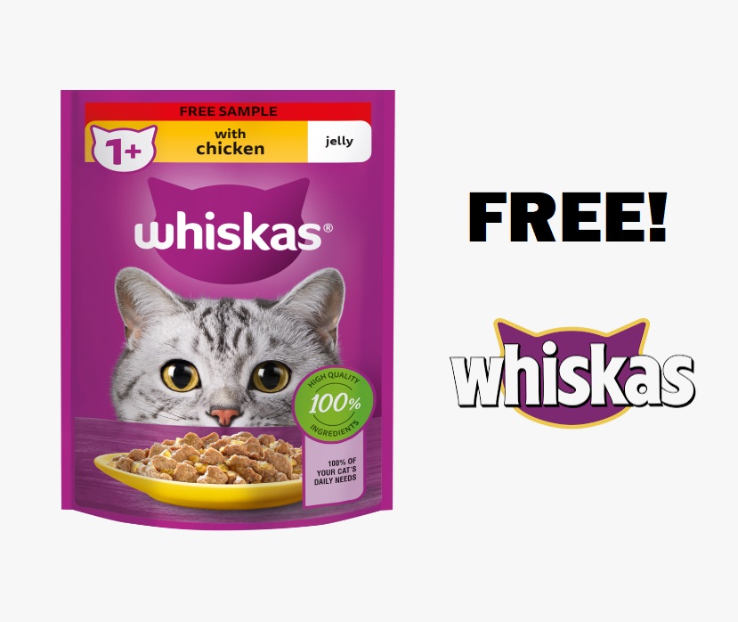 Image FREE Pack of Whiskas Cat Food