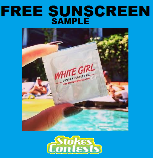 Image FREE White Girl Sunscreen SPF 30 Sample