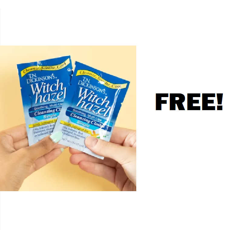 Image FREE Witch Hazel Cleansing Cloth