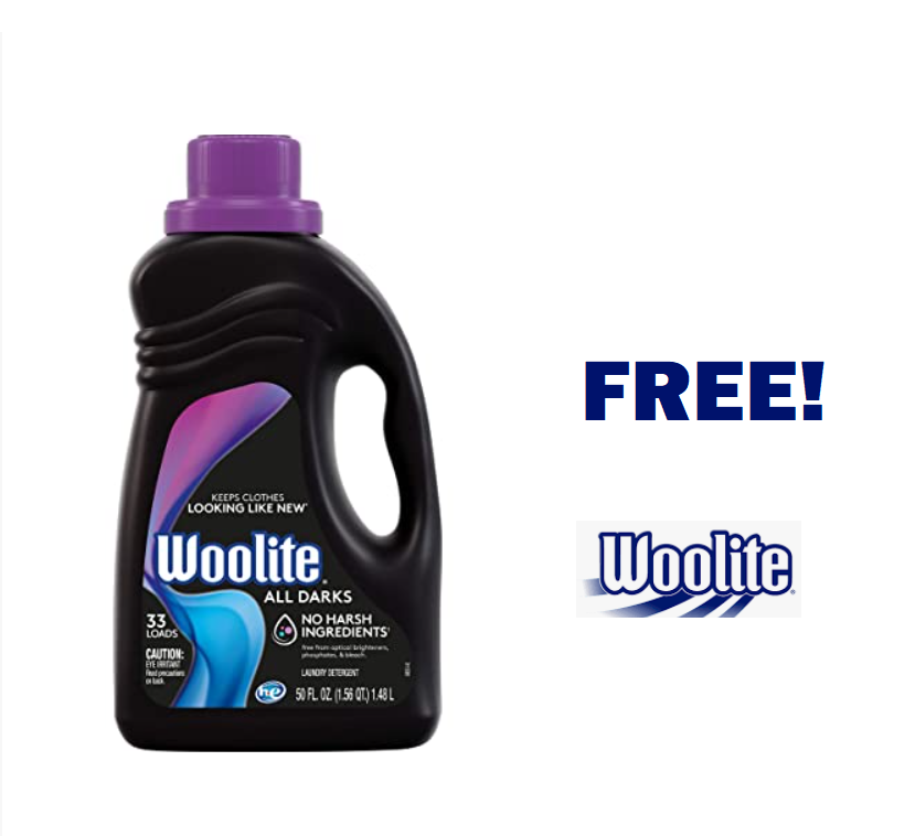 Image FREE Woolite Darks with EverCare Laundry Detergent