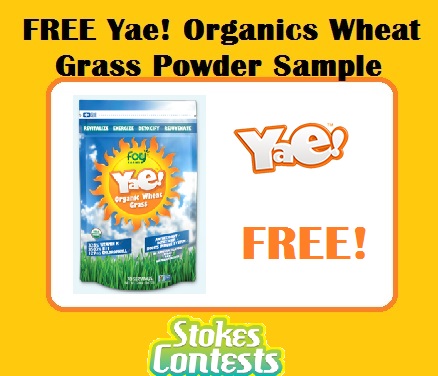 Image FREE Sample of Yae! Organics Wheat Grass Powder 