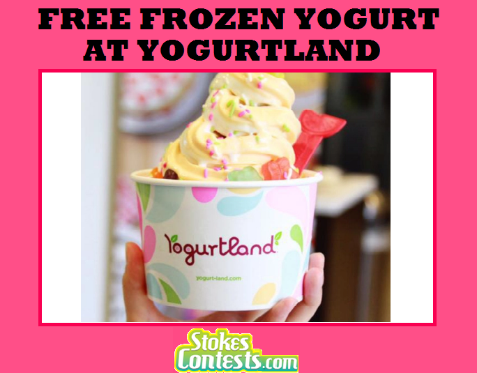 Image FREE Frozen Yogurt at Yogurtland TODAY ONLY!