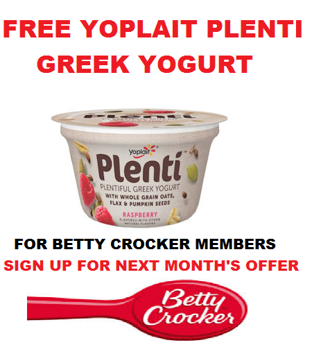 Image FREE Yoplait Plenti Greek Yogurt