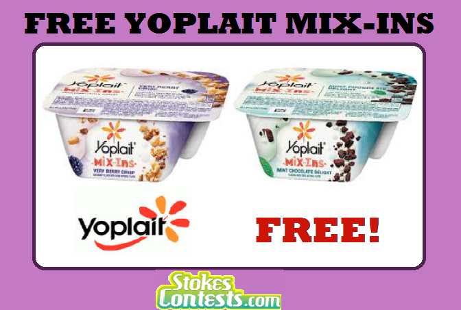 Image FREE Yoplait Mix-ins! TODAY ONLY!