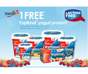 Image FREE Yoplait Optimal Yogurt Product