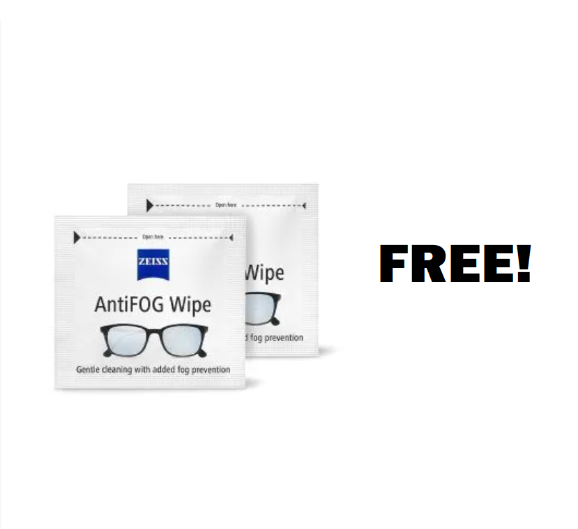 Image FREE ZIESS Anti-Fog Wipes