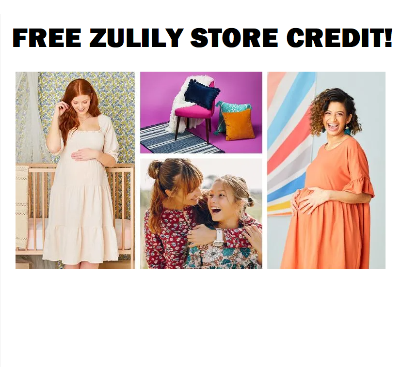 Image FREE Zulily Store Credit 
