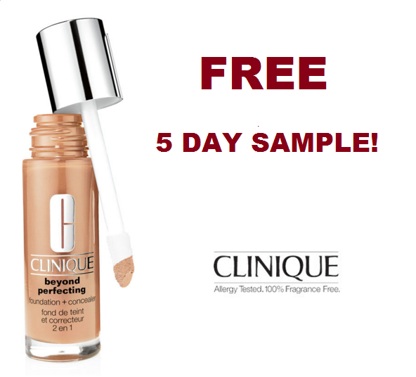 Image FREE 5 Day Clinique Foundation Sample