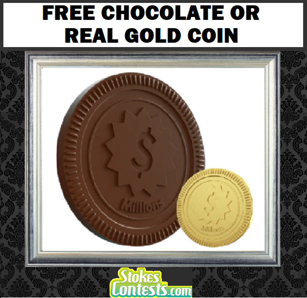 Image FREE Chocolate Or Real Gold Coin