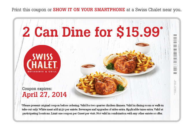 Image Swiss Challet: 2 Can Dine For $15.99 Walk-In And TakeOut Only