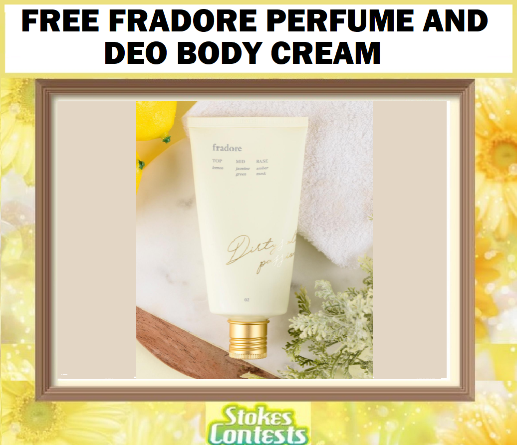 Image FREE Fradore Perfume and Deo Body Cream