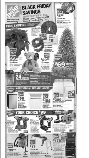 Image The Home Depot: Black Friday Savings At Home Depot!