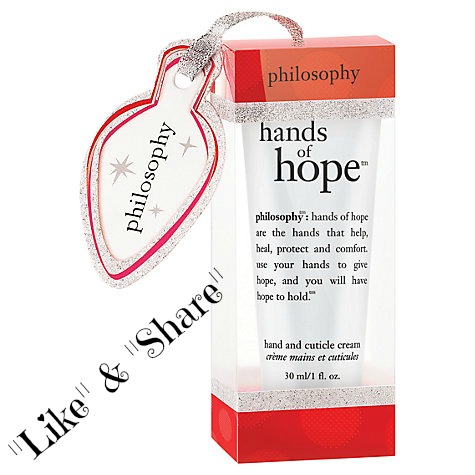 Image FREE Philosophy Hands Of Hope Lotion