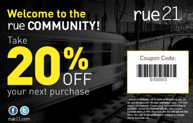 Image rue21 : 20% Off