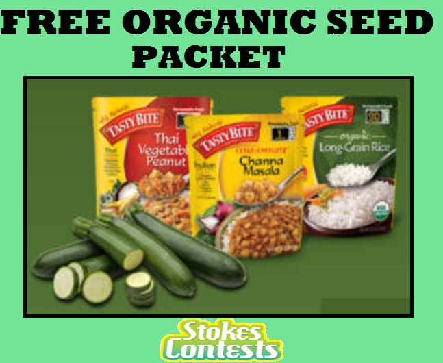 Image FREE Organic Zucchini Seed Packet