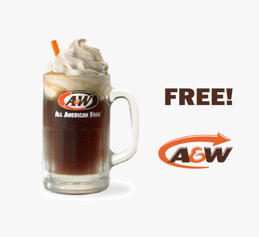 Image FREE A&W Root Beer Float!