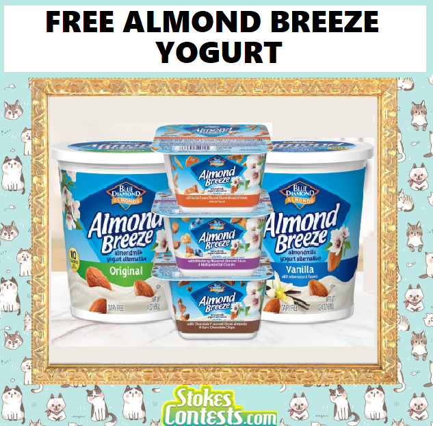 Image FREE Almond Breeze Yogurt Alternative.