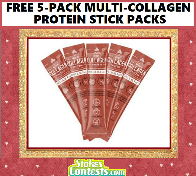 Image FREE 5-PACK Multi-Collagen Protein Stick Packs