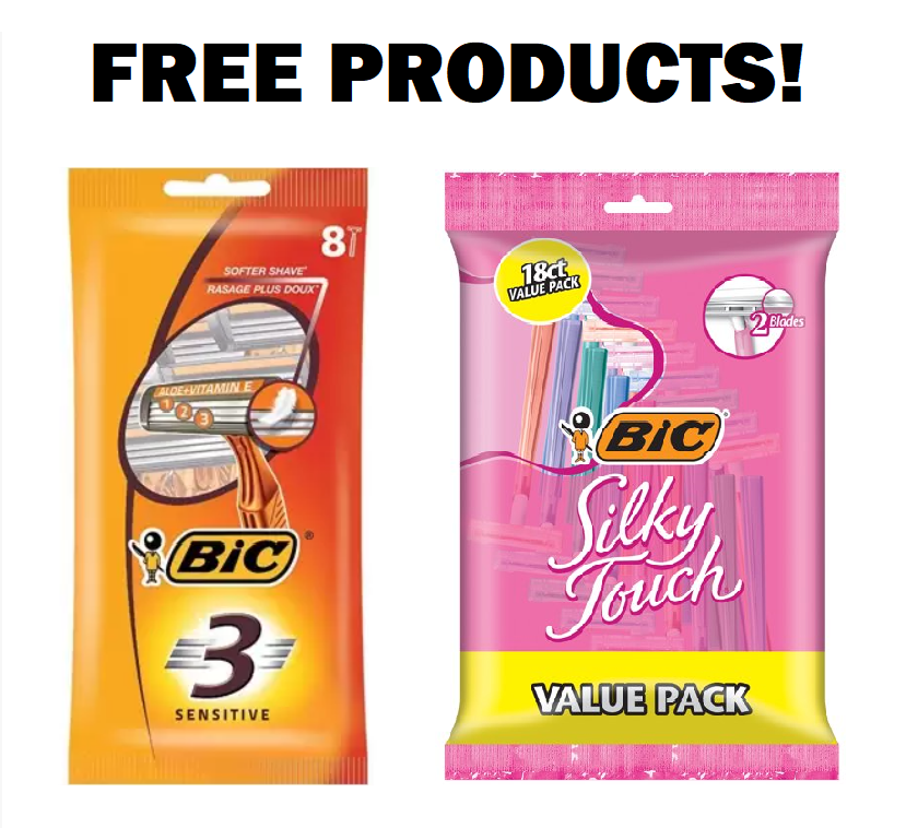 Image FREE BIC Shaving Products