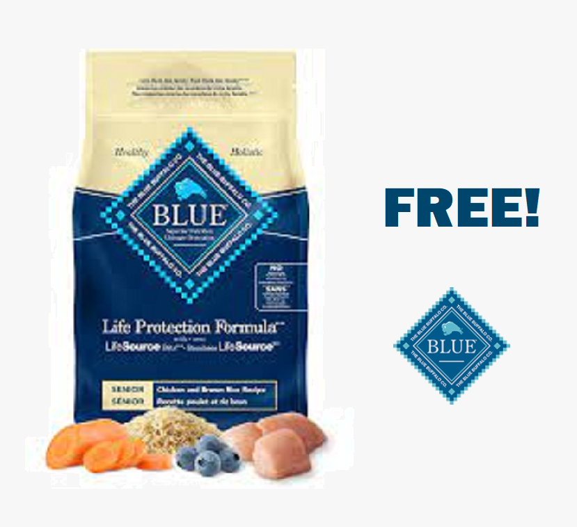 Image FREE 5 lb. Bag of BLUE Life Protection Formula Beef Recipe.