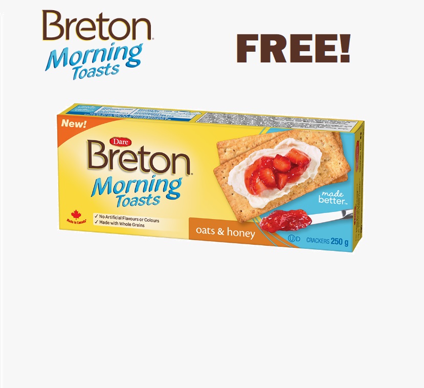 Image Buy a Breton Product get a FREE Box of Breton Morning Toasts Crackers!