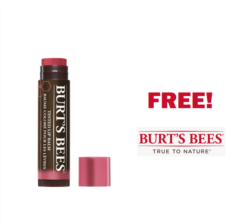 Image FREE Burt’s Bees Lip Balm