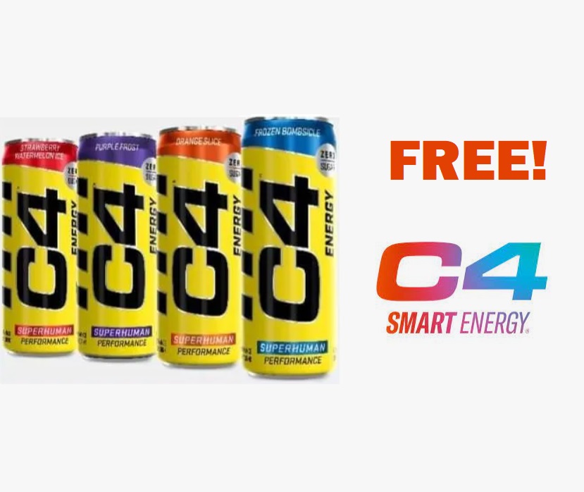 Image FREE Can of C4 Smart Energy Drink! (after rebate)